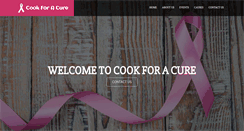 Desktop Screenshot of cookforacure.com.au